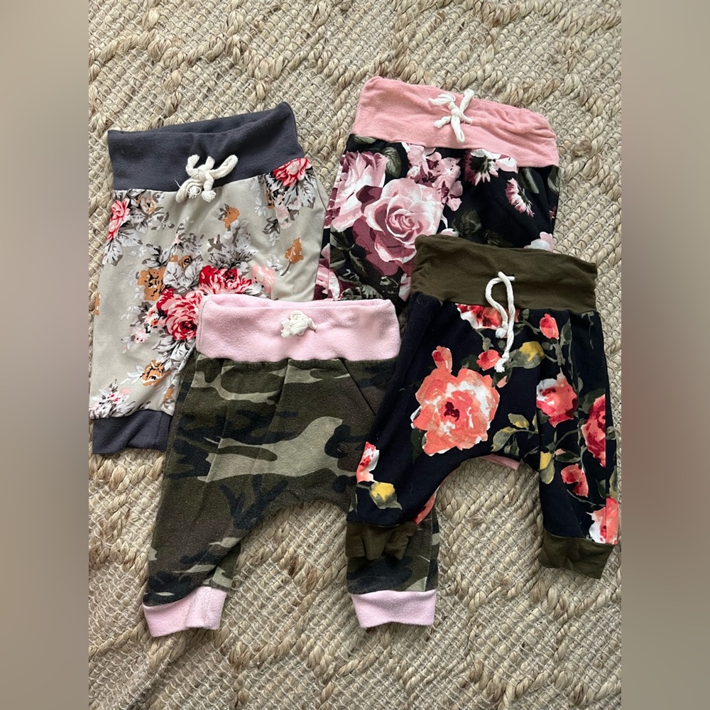 Custom made baby girl joggers